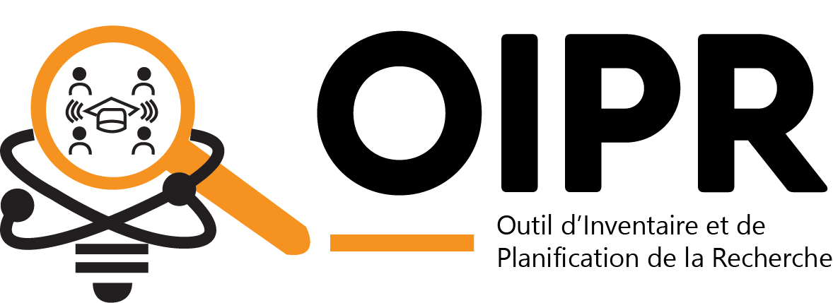 OIPR – Outil d'Inventaire et de Planification de la Recherche
