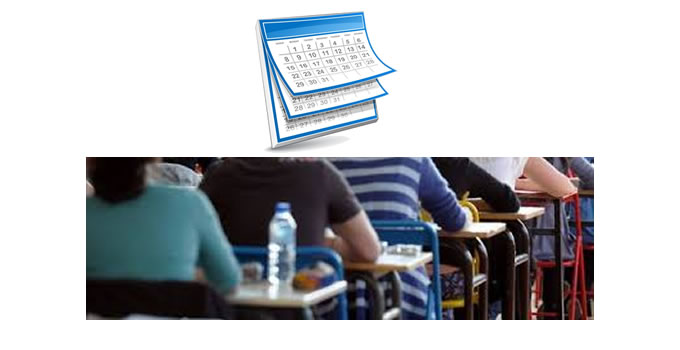 Calendrier 2è session, 2015