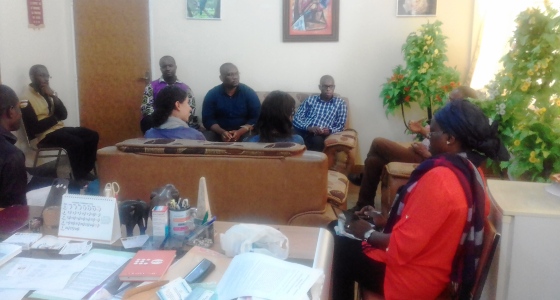 Le groupe Andemia en visite