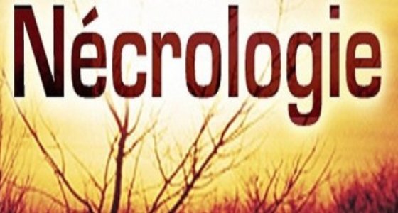 Communiqué nécrologique