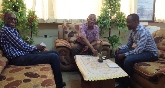 Membres du SACIDS au bureau du Doyen