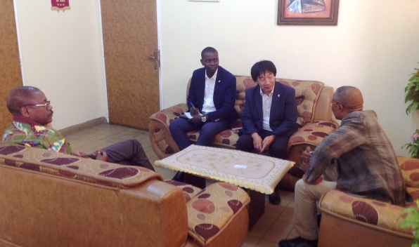 LA JICA EN VISITE AU DECANAT