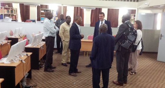 VISITE DE Mr LE RECTEUR DE L'UNIVERSITE DE LIEGE