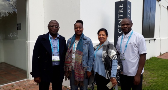 L'équipe congolaise, conduite par Mammy Tozin, au symposium WAKA à Capetown