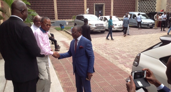 Accueil de la délégation de l'Université de l'Uélé