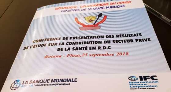 Conférence de restitution des résultats de l'étude sur la contribution du secteur privé de la santé en RDC.