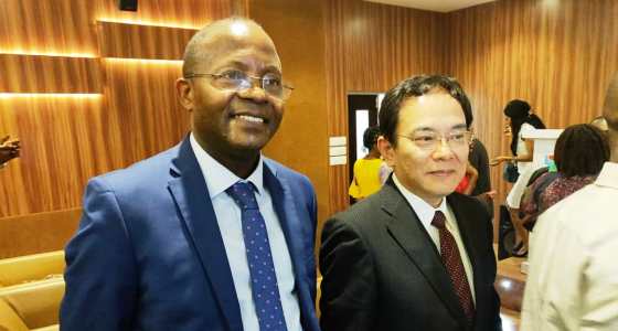 Visite du Professesur YAMAOKA