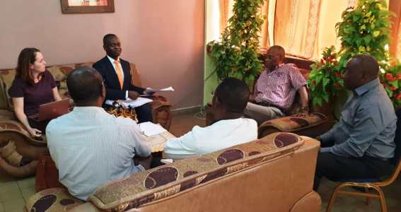 Visite au décanat de Chavanne Peercy