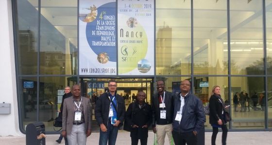 Equipe de Nephrologie CUK au 4ème congres de la SFNDT