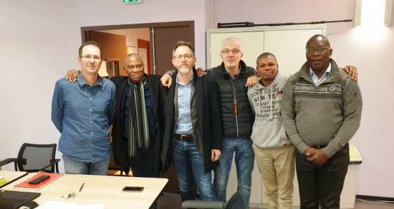 Séance de travail à l'URF de Besançon