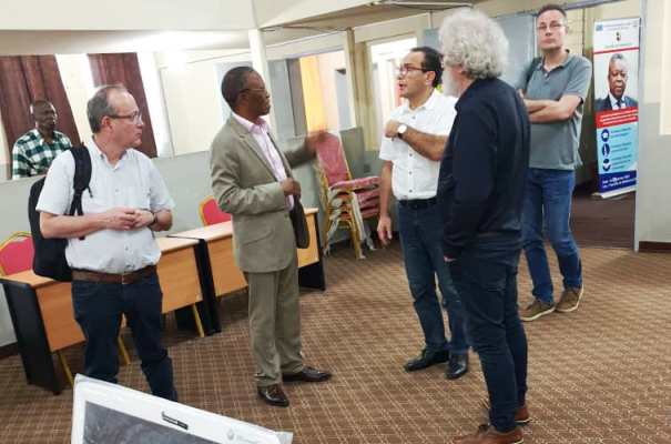 Visite à la faculté de la délégation de l'Université de Liège