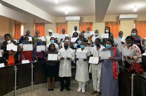 Clôture de la formation de 3 jours sur la prévention et le contrôle des infections nosocomiales