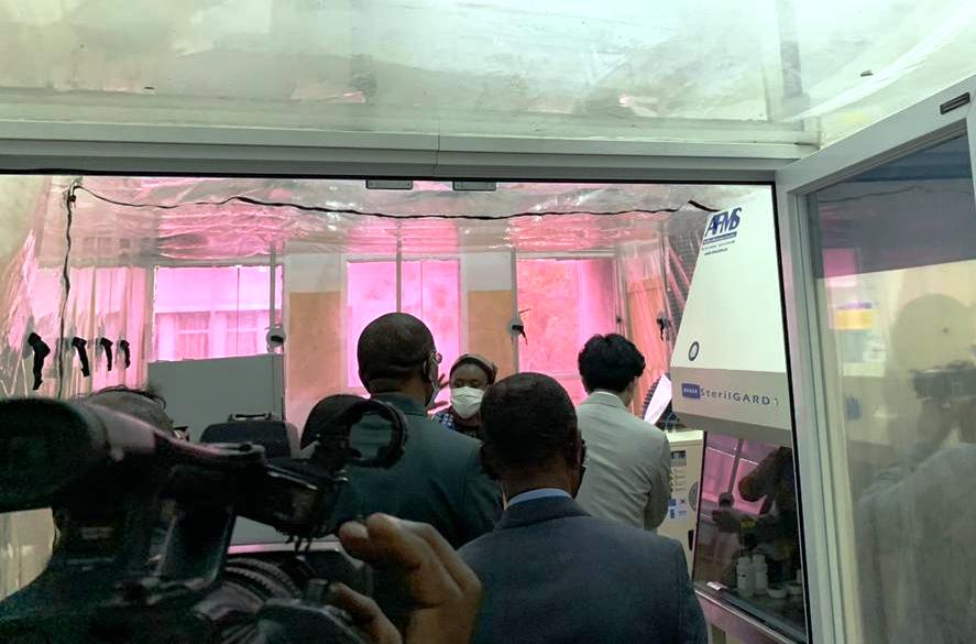 Cérémonie d’inauguration du laboratoire réhabilité