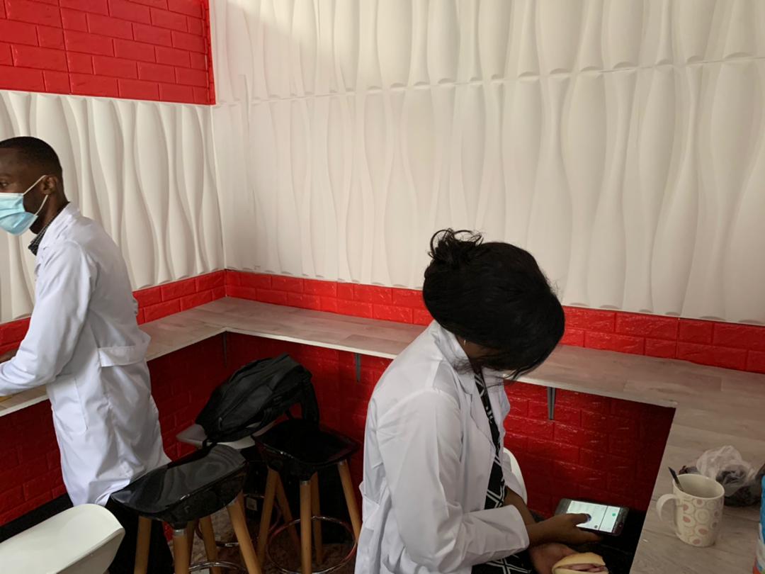 Fin des travaux auditoire de Radiologie