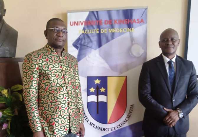 Le Doyen a reçu Mr Bola Ikolua, Conseiller du Chef de l'État