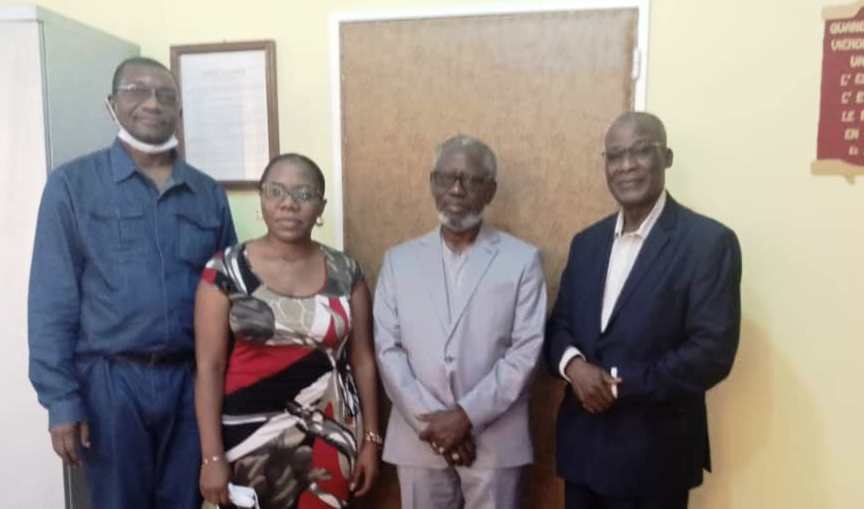 Le Doyen a reçu ce mardi 08 juin 2021 le Professeur Adama Traoré