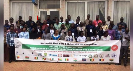 LE Dr Murielle LONGOKOLO A PARTICIPE A UNE FORMATION SUR L ANTIBIORESISTANCE, AU BURKINA-FASSO.