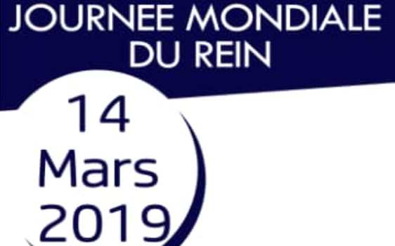 la Journée Mondiale Du Rein ce 14 mars 2019