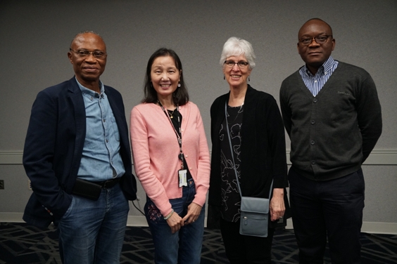 Les Professeurs Pius Kabututu et Jean-Marie Kayembe sont à Colombus (USA) pour le compte des Annales Africaines de Médecine, mai 2019