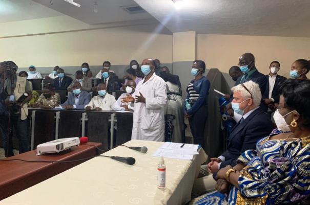 Cérémonie de la remise officielle ce jeudi 02 septembre des équipements de Réanimation néonatale aux CUK