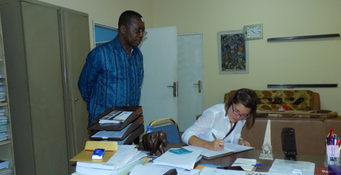 La petite fille de Jacques Vincent en visite