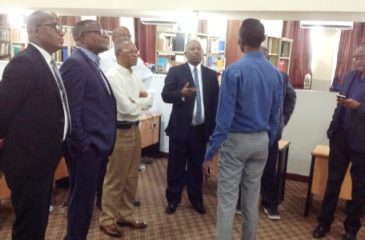 Visite au décanat de Mr Luvuyo L. Ndimeni