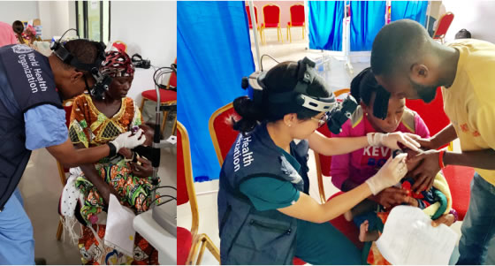 Rapport sur la Mission des Soins Oculaires aux Survivants de la Maladie a Virus Ebola