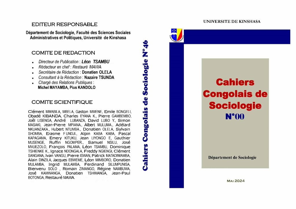 Logo Cahiers Congolais de Sociologie