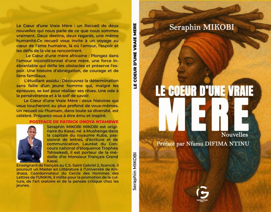 L'étudiant Séraphin MIKOBI publie le recueil des nouvelles : Le Cœur d'une vraie mère