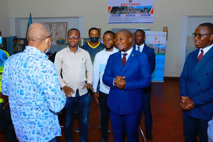 Les coordonnateurs des étudiants des universités de la RDC reçus par le Recteur de L'UNIKIN