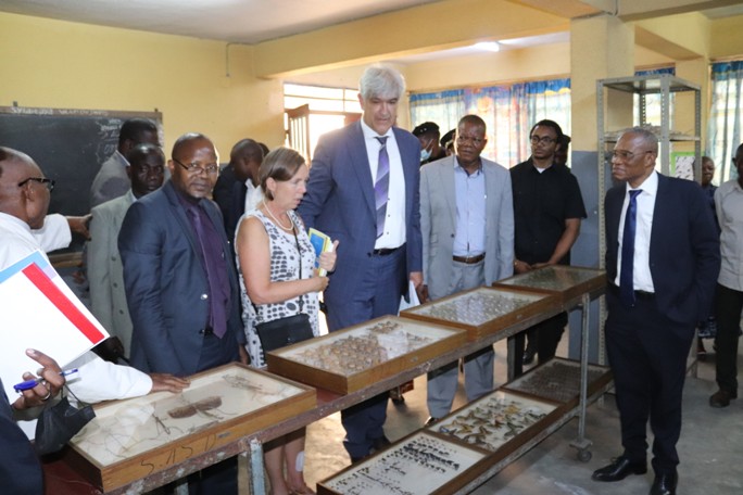 Visite d’une délégation venue de KU Leuven composée de des deux Vice-Recteurs de ladite Université