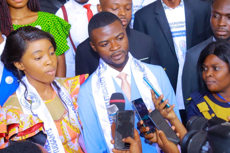 Investiture de la nouvelle coordination estudiantine de l’Université de Kinshasa