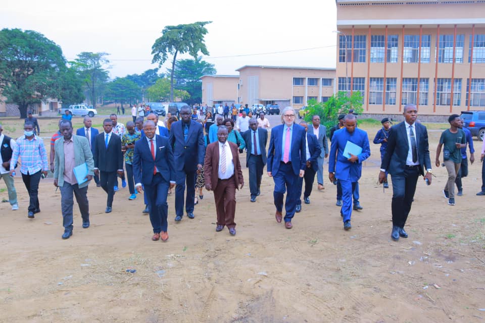 Visite de l’organisation internationale de la francophonie à l’Université de Kinshasa