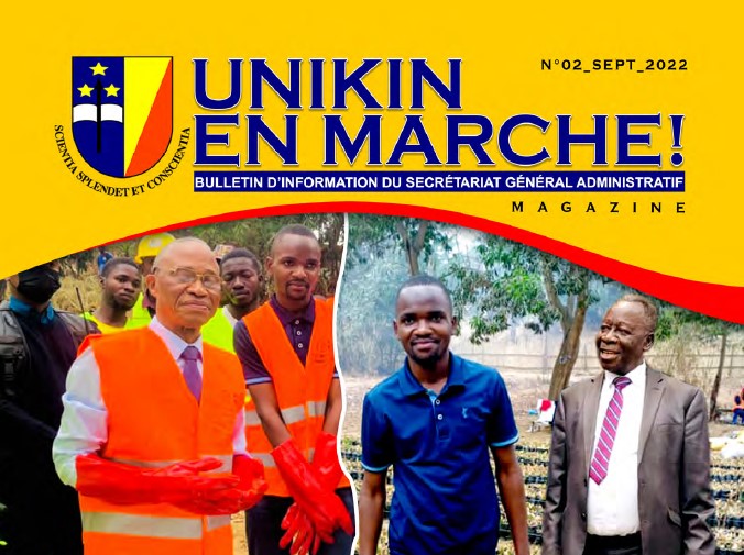 Bulletin d'info : UNIKIN EN MARCHE n°2, Septembre 2022