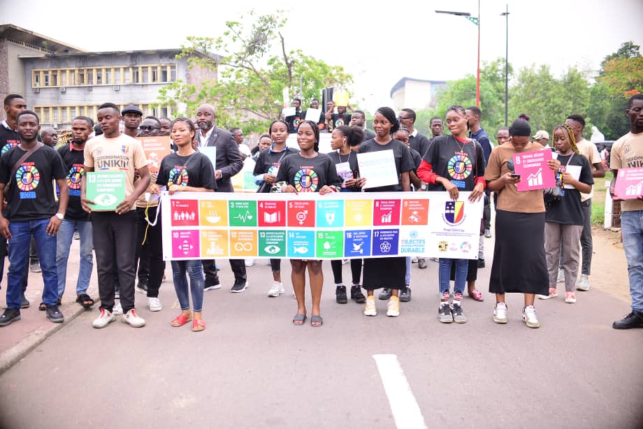 Campagne de sensibilisation sur les ODD par les étudiants de l'Université de Kinshasa