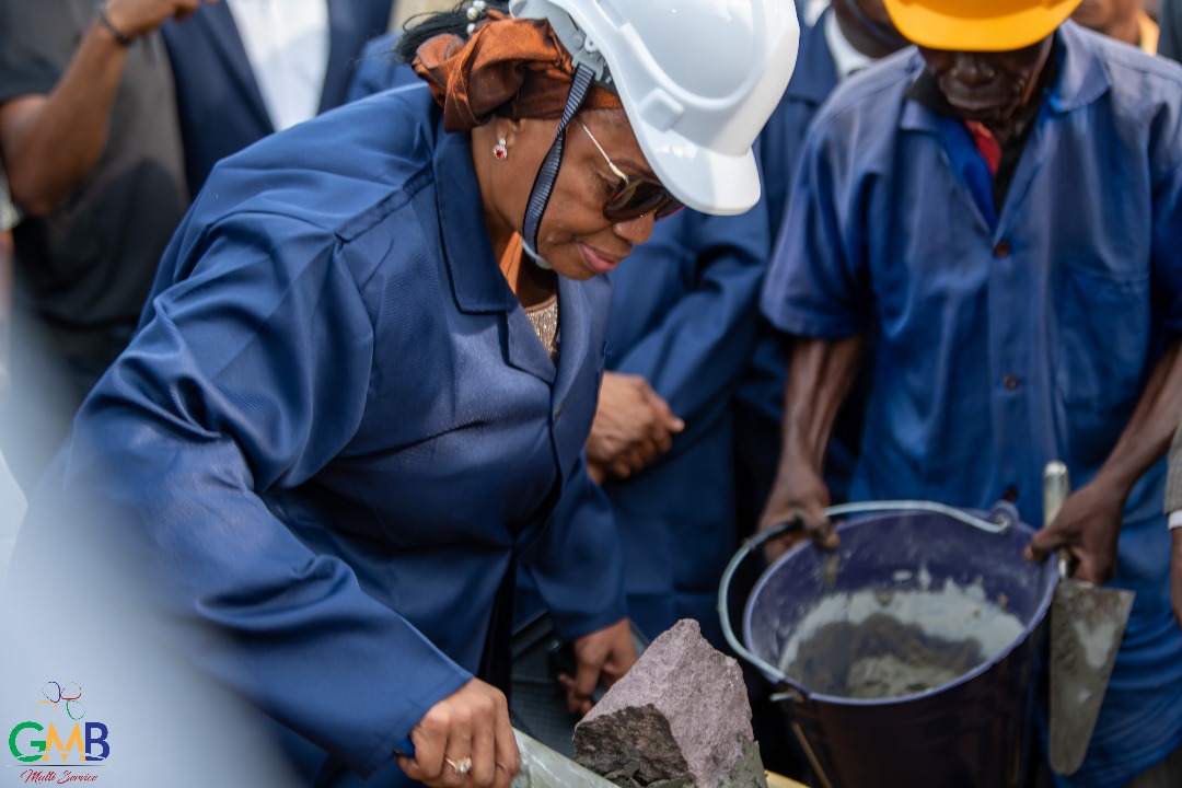 Construction en cours du siège du Système National de Surveillance Forestière en RDC