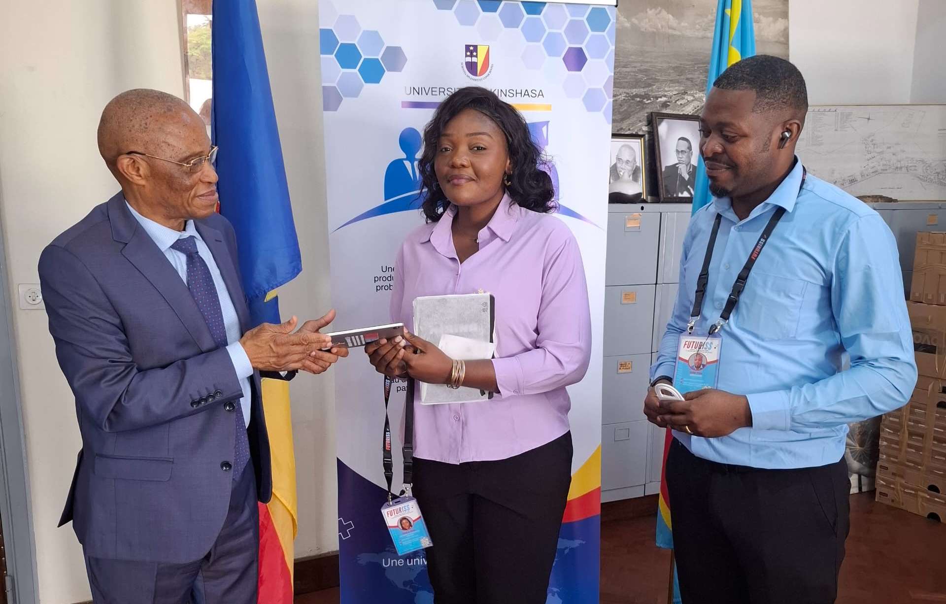 Numérisation du contrôle des étudiants de l'Université de Kinshasa avec Futuriss