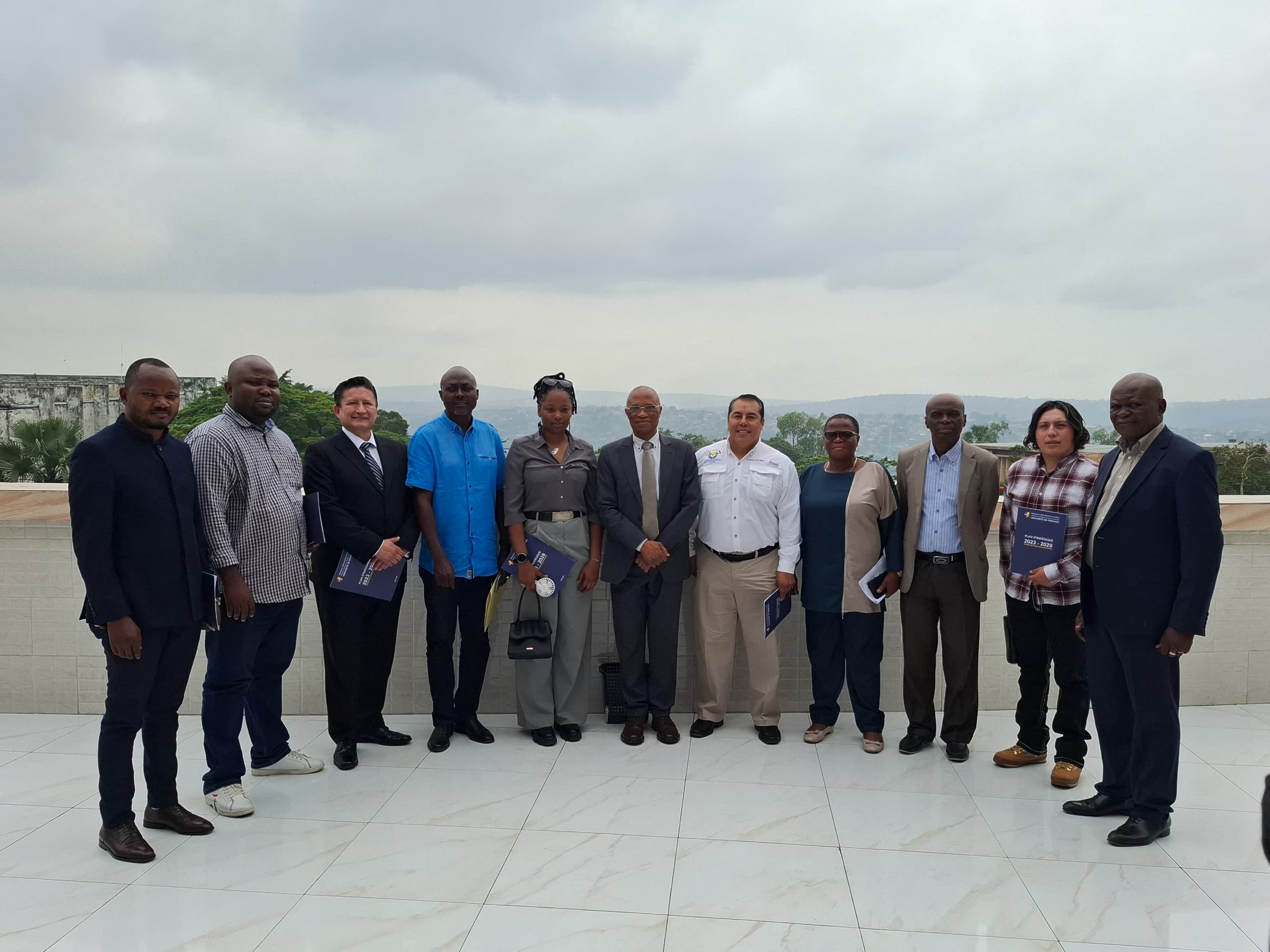 La Délégation mexicaine en visite à l'Université de Kinshasa