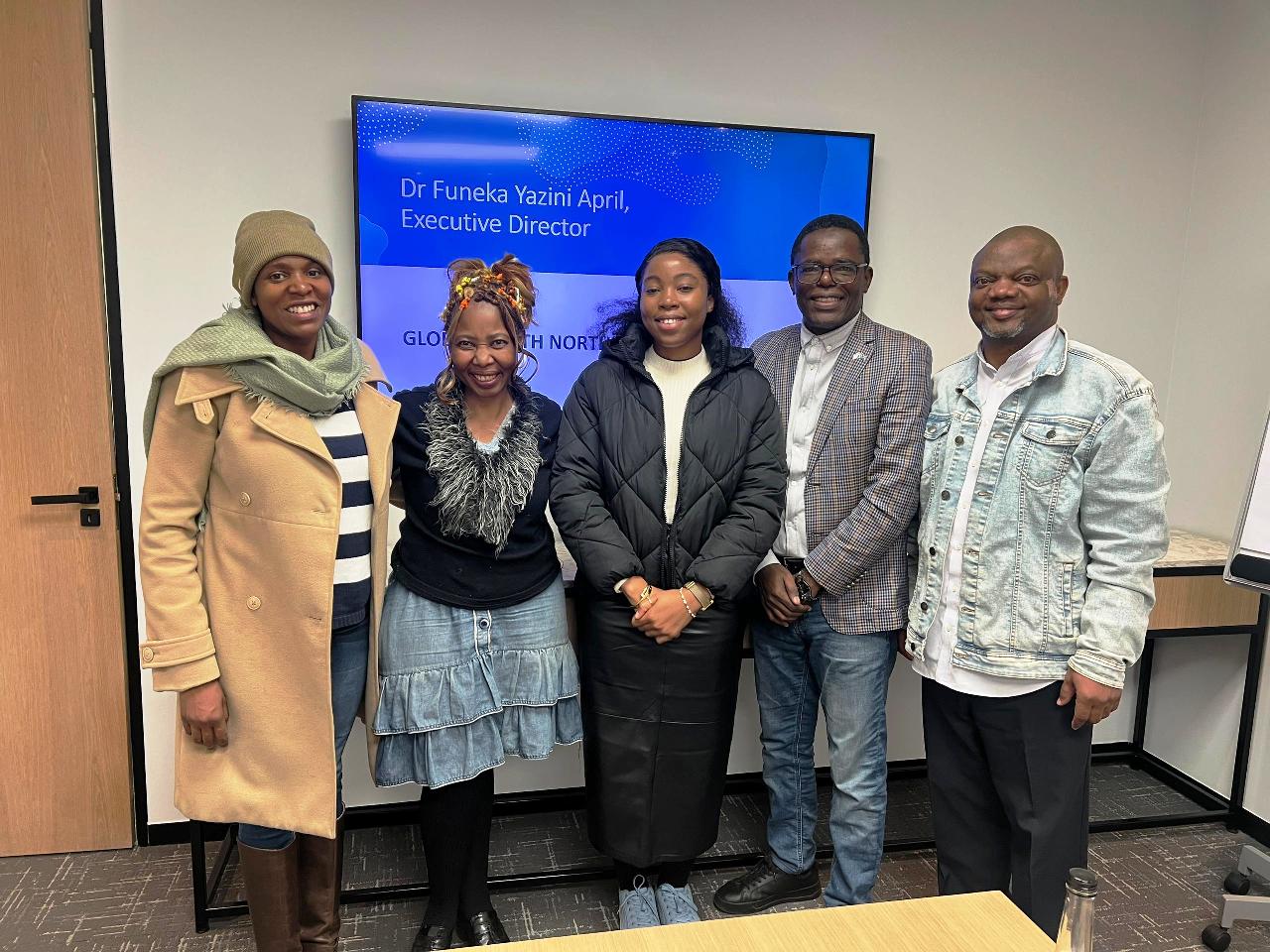 le *Global South North Centre (GSNC), basé à Sandton, Johannesburg, a accueilli une réunion de travail stratégique avec deux chercheurs de l’Université de Kinshasa