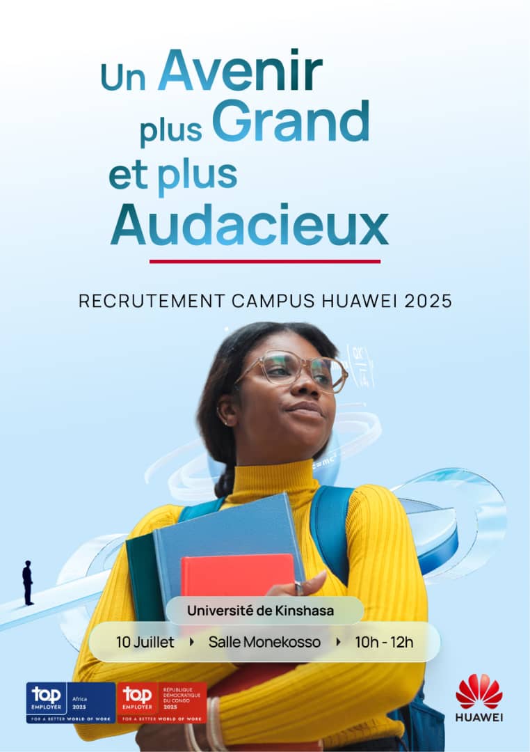 Recrutement Campus Huawei 2025 à l’UNIKIN