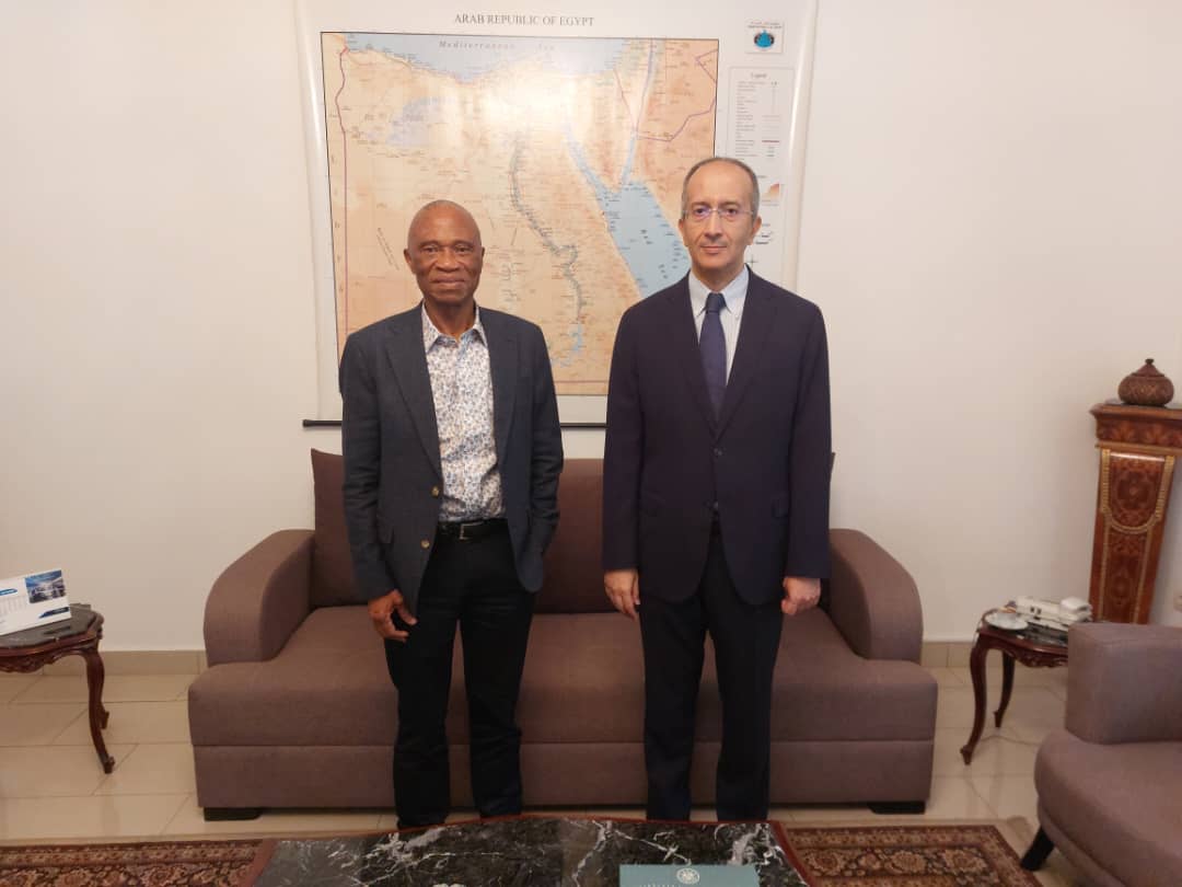 Le Recteur de l’UNIKIN en visite à l’Ambassade d’Égypte