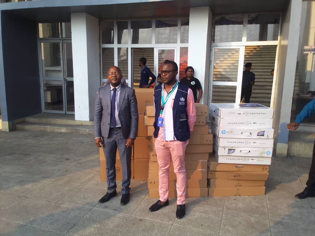 Réception d'un DON de l'Organisation Mondiale de la Santé (OMS)