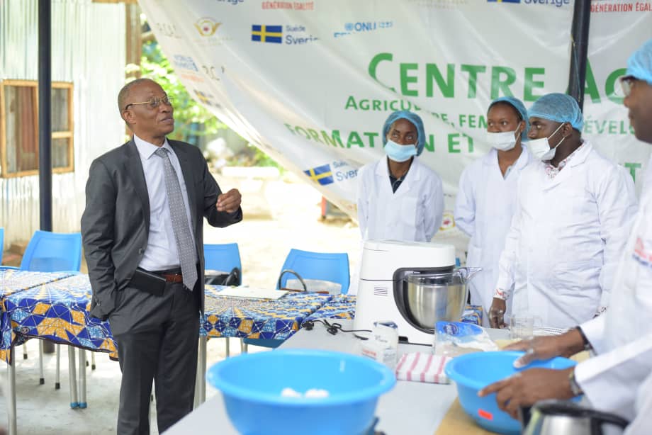 Le Recteur de l’UNIKIN en visite au Centre de Formation et de Transfert des Technologies pour une Agriculture Durable