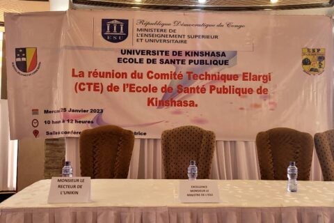 réunion du CTE ecole de santé publique de Kinshasa