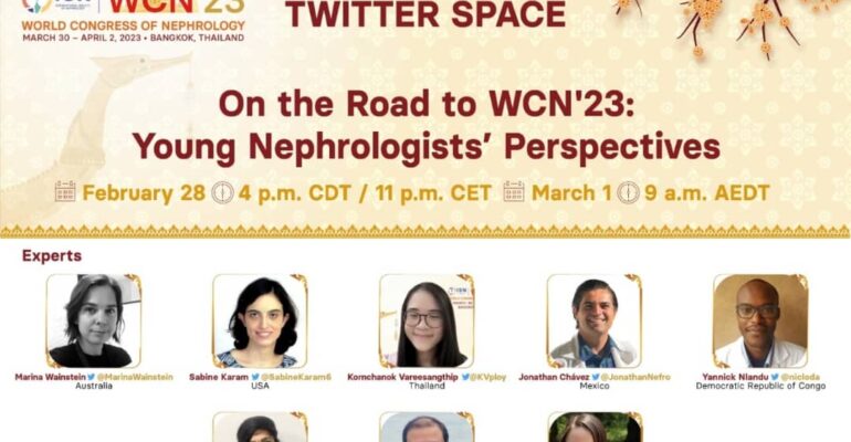 twiter space nephrologie