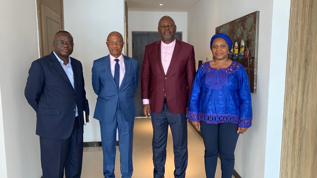 La Direction générale du FPEF a reçu ce lundi 08 mai 2023 en visite de travail, une équipe du comité de gestion de université de Kinshasa (UNIKIN)