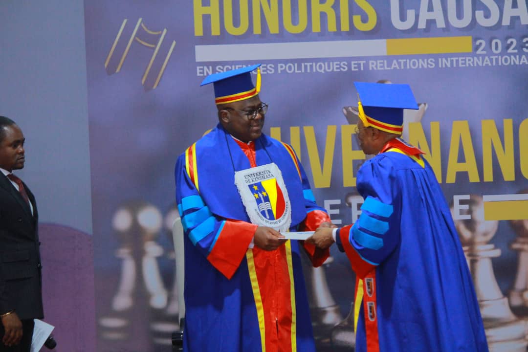 L'Université de Kinshasa octroie le titre de DOCTEUR HONORIS CAUSA à Félix-Antoine TSHISEKEDI