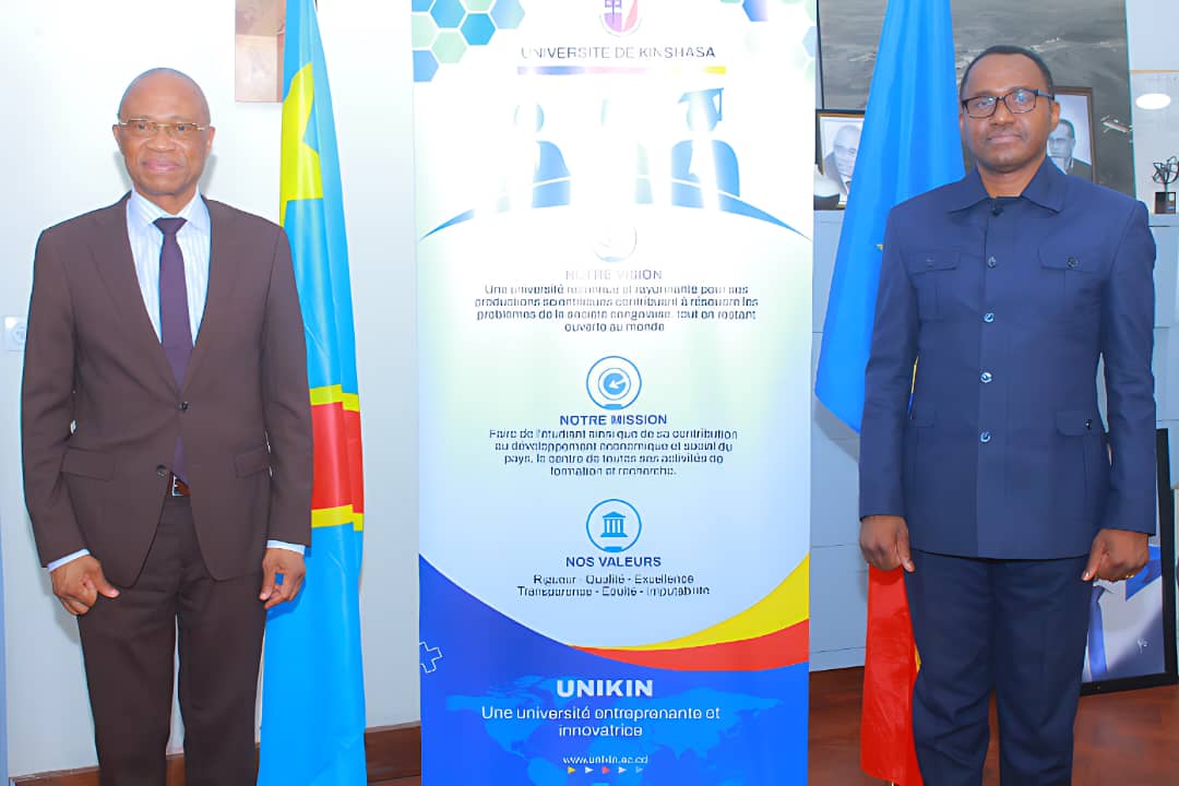 L'Ambassadeur Christian Ndongala NKUKU en visite de courtoisie à l'Université de Kinshasa