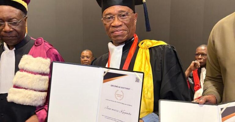 Jean marie Kayembe Honoris CAUSA